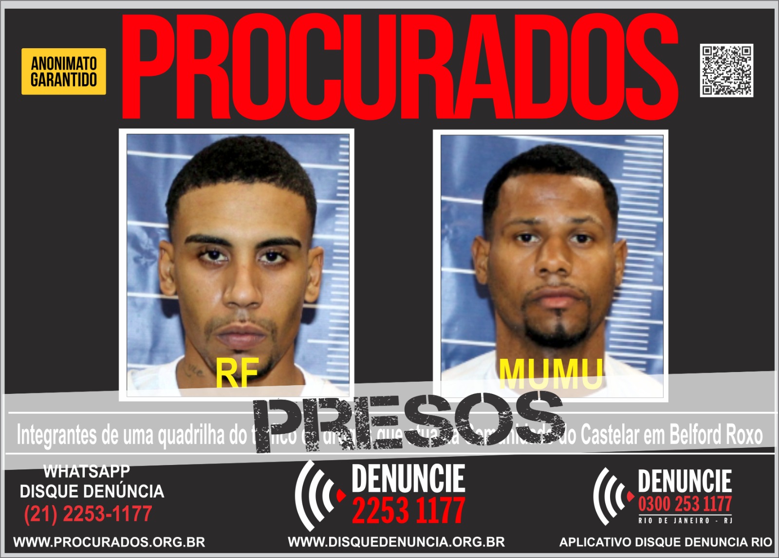 Apontado como chefe do CV no Castelar é preso na Dutra